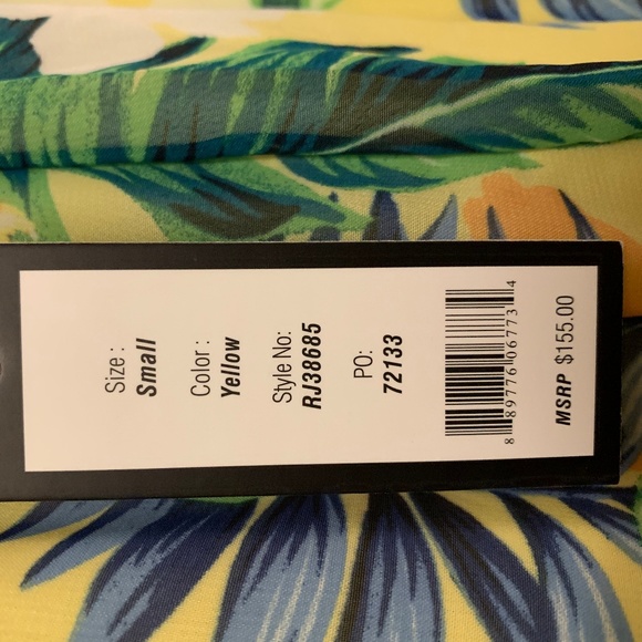 Romeo & Juliet Couture Floral Halter Romper - Picture 3 of 6